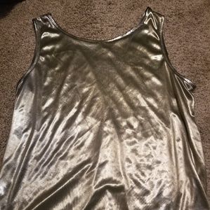 Gold tank top